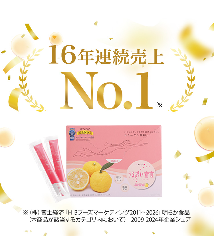 16年連続売上No.1