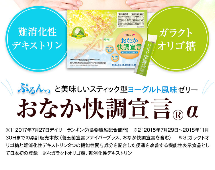 お腹快調宣言6セット おなか快調宣言®α｜Wの成分でお通じ改善！｜株式会社愛しとーと