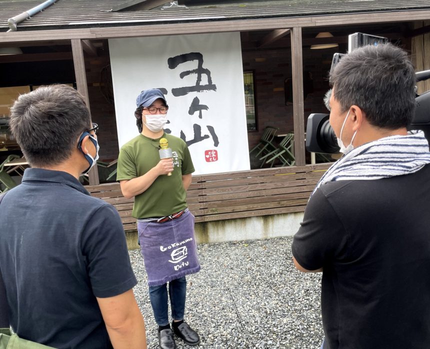 メディア 取材 サガテレビから五ケ山豆腐を取材いただきました 愛しとーとコーポレートサイト